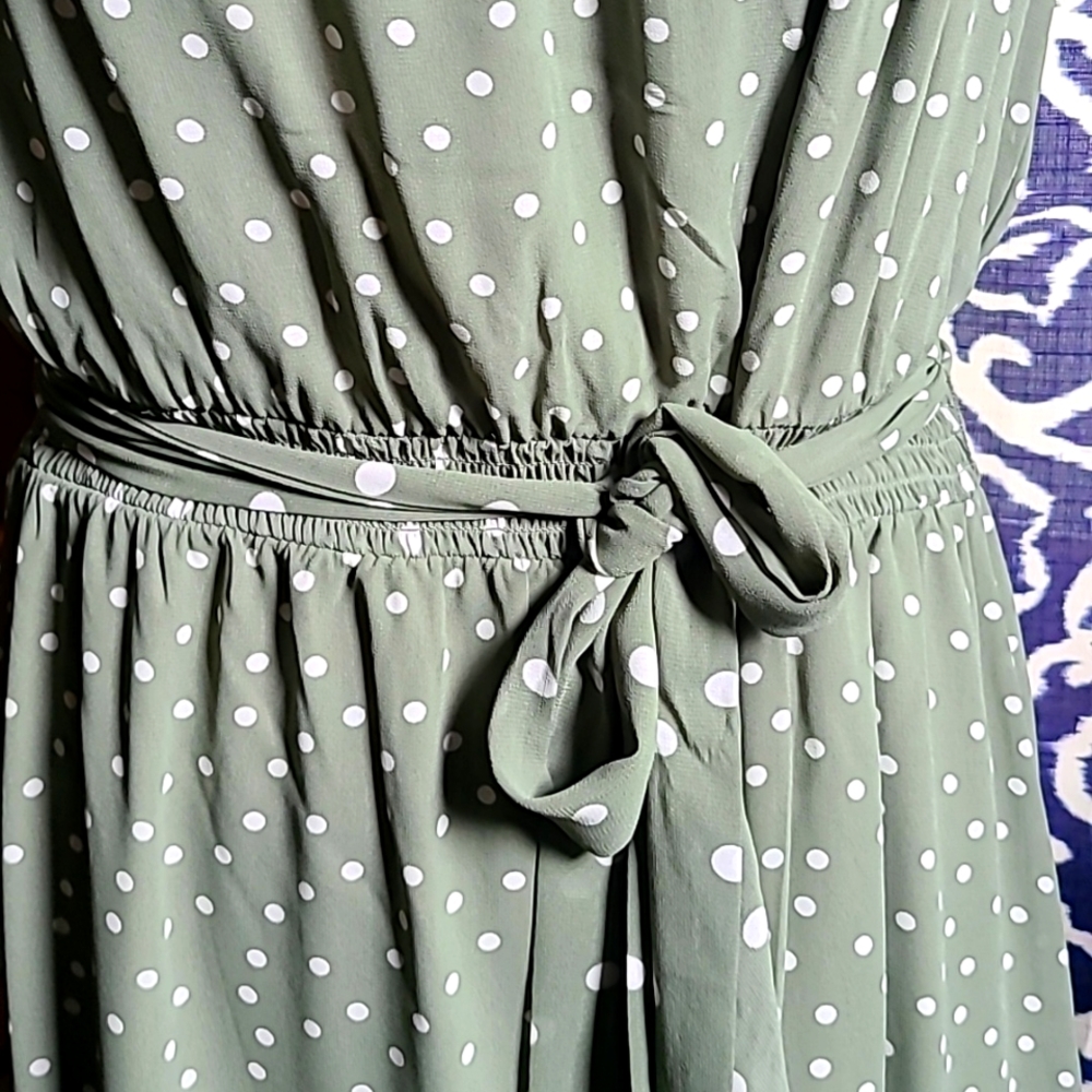 🍁 Cato 'Est 1946' Polka Dot dress - Picture 5 of 7